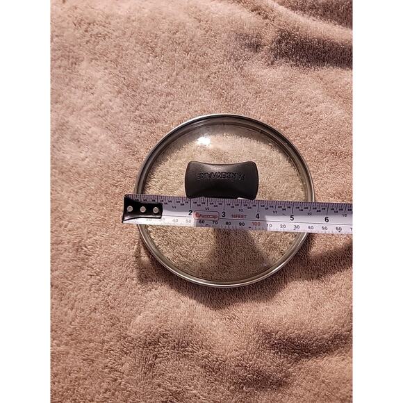 Farberware Replacement Lid Glass & Stainless 5 1/4" Inner 6" Outer - Picture 4 of 5
